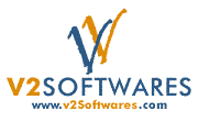 v2Softwares Company Logo